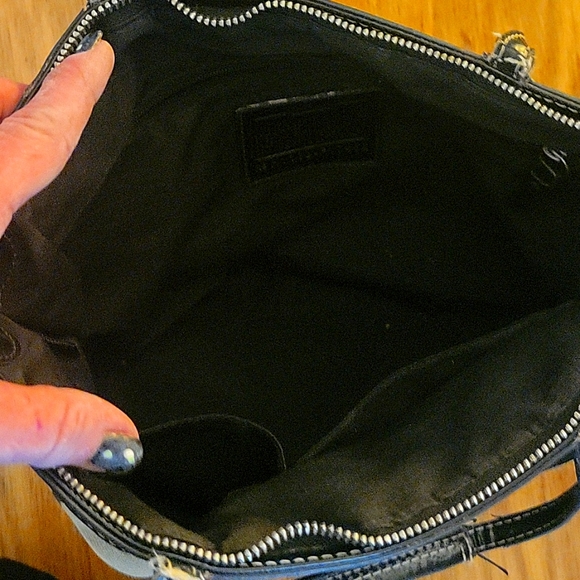 Coach satchel. Dark brown. 13x10 - Picture 2 of 4